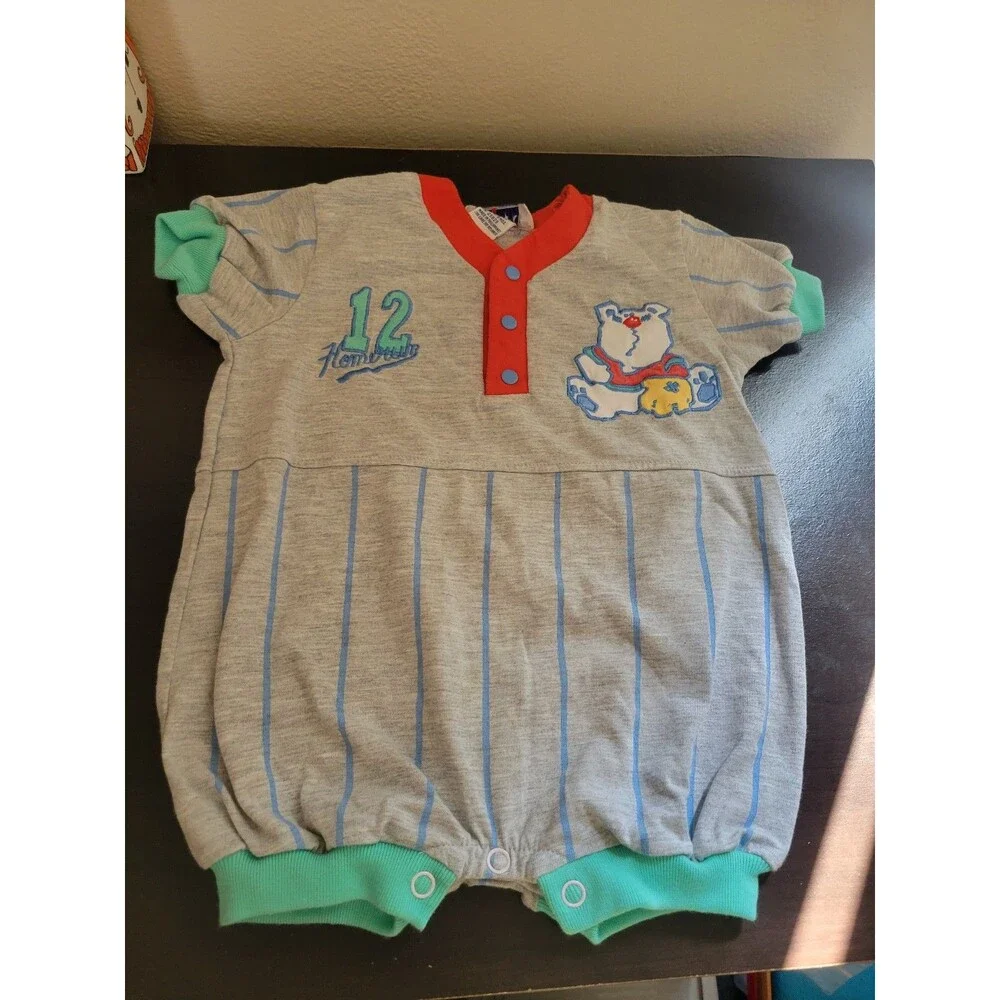 Vintage Doe Spun Baby Onesie Unisex 6-9 Months